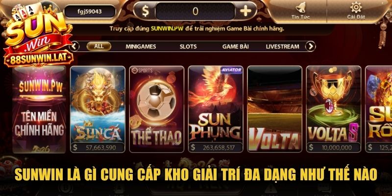Sunwin là gì cung cấp kho giải trí đa dạng như thế nào?